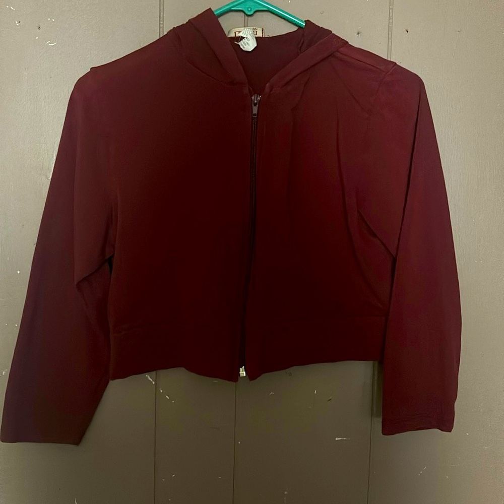 Girls Burgundy Sweater